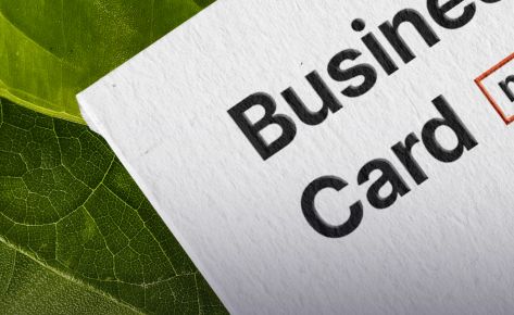 Green business card (Demo)